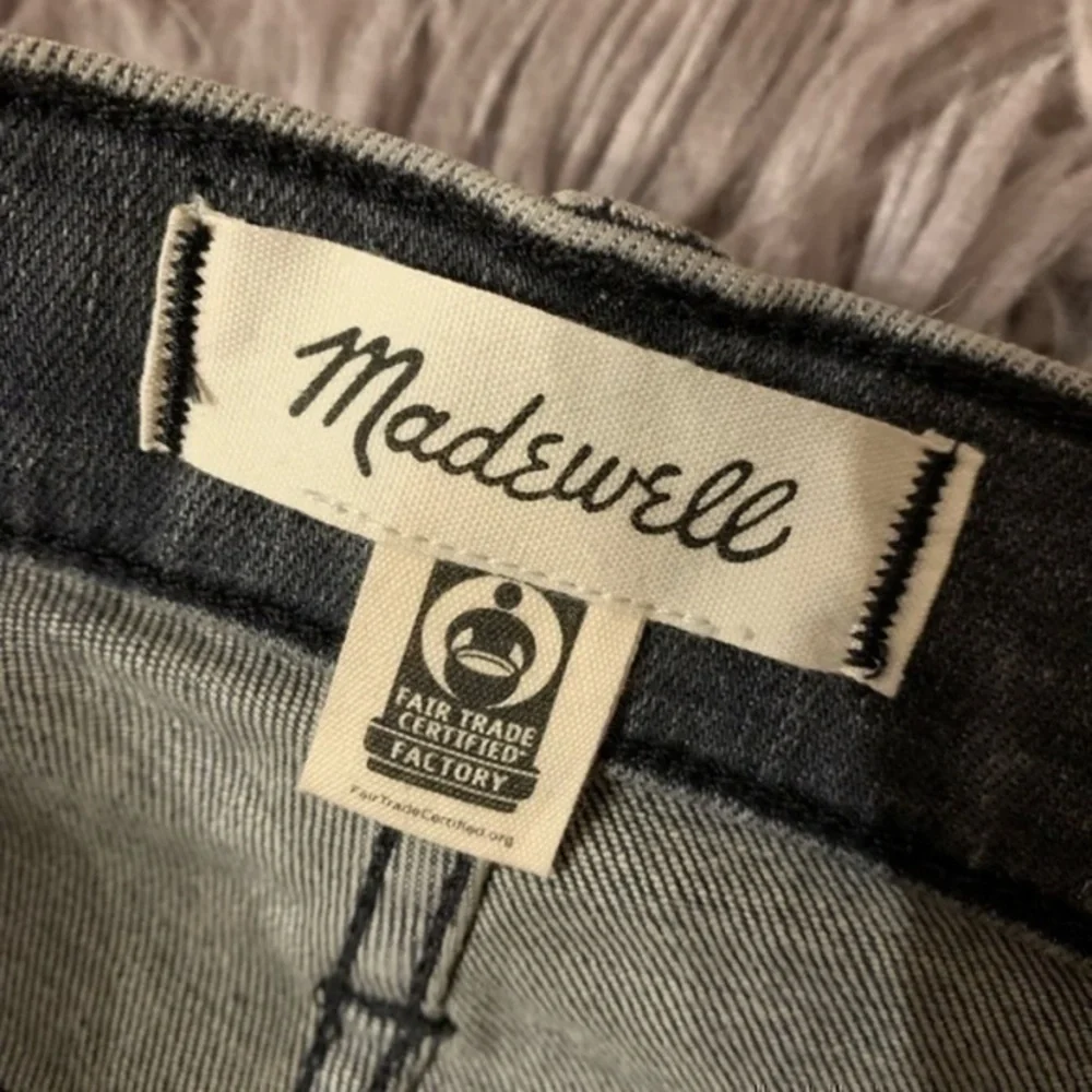 NWOT Madewell 10 High-Rise Skinny Jeans grey size 26 oakwood
